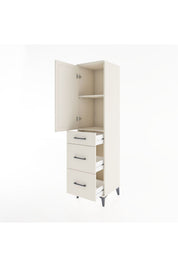 Hyperion Dolap 2 Raflı 3 Çekmeceli Tek Kapaklı 44x44x182 - S55M020V1B