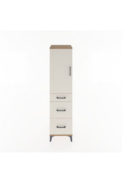 Hyperion Dolap 2 Raflı 3 Çekmeceli Tek Kapaklı 44x44x182 - S55M020V7B