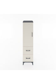 Hyperion Dolap 3 Raflı 2 Çekmeceli Tek Kapaklı 44x44x182 - S55M021V4B
