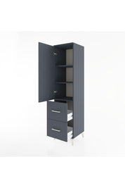 Hyperion Dolap 3 Raflı 2 Çekmeceli Tek Kapaklı 44x44x182 - S55M021V5B