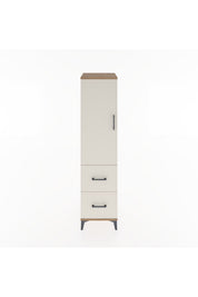 Hyperion Dolap 3 Raflı 2 Çekmeceli Tek Kapaklı 44x44x182 - S55M021V7B