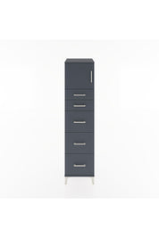 Hyperion Dolap Tek Raflı 5 Çekmeceli Tek Kapaklı 44x44x182 - S55M022V5B