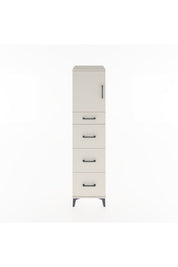 Hyperion Dolap Tek Raflı 4 Çekmeceli Tek Kapaklı 44x44x182 - S55M023V1B
