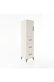 Hyperion Dolap 2 Raflı 3 Çekmeceli Tek Kapaklı 44x44x182 - S55M024V1B