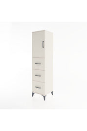 Hyperion Dolap 2 Raflı 3 Çekmeceli Tek Kapaklı 44x44x182 - S55M024V1B