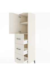 Hyperion Dolap 2 Raflı 3 Çekmeceli Tek Kapaklı 44x44x182 - S55M024V1B
