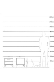 Kronos Komodin 2 Çekmeceli 44x59x48 - S72M001V5C