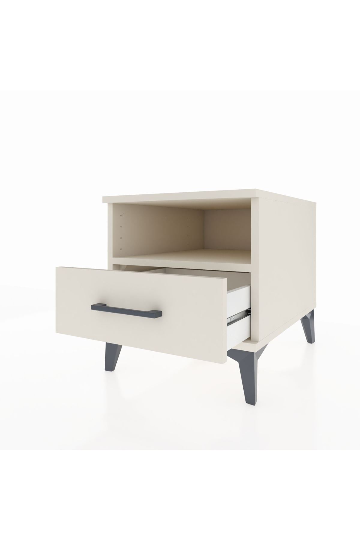 Kronos Komodin Tek Raflı Tek Çekmeceli 44x59x48 - S72M002V1C