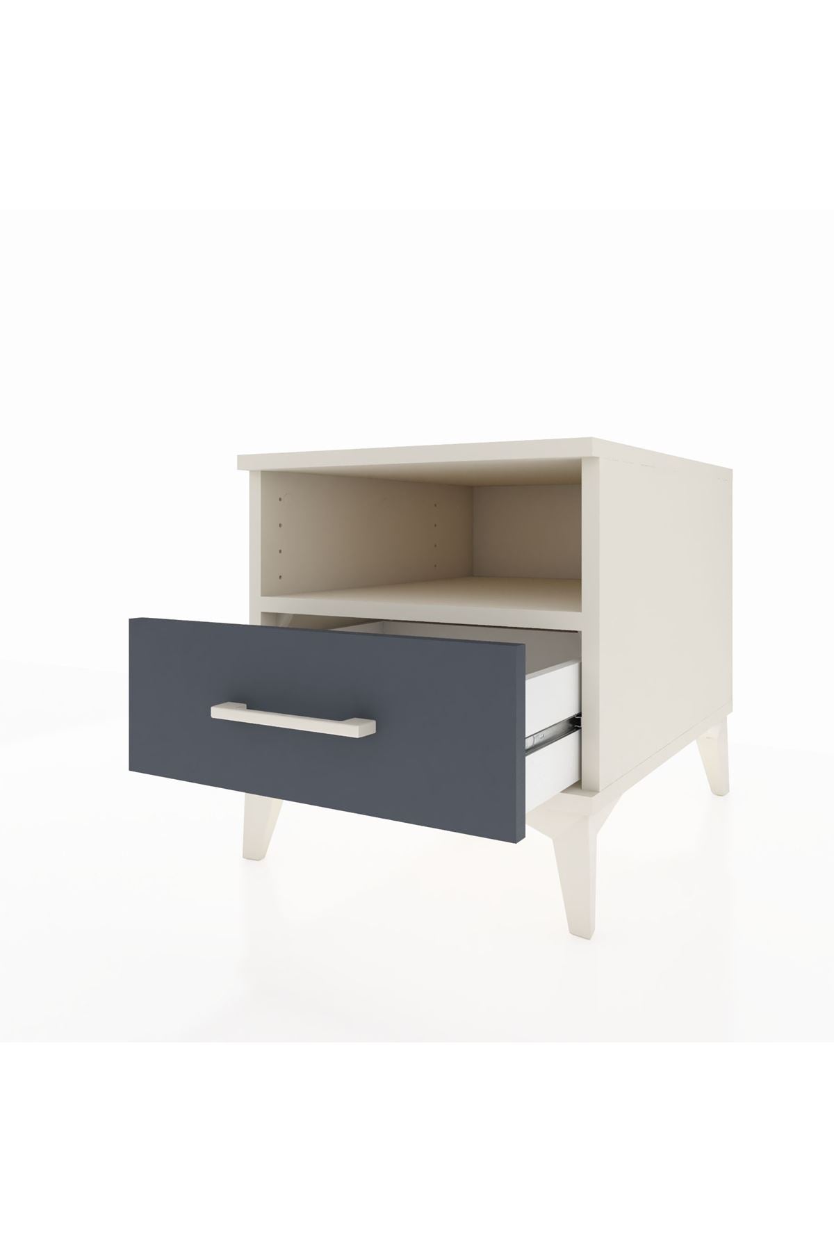 Kronos Komodin Tek Raflı Tek Çekmeceli 44x59x48 - S72M002V2C