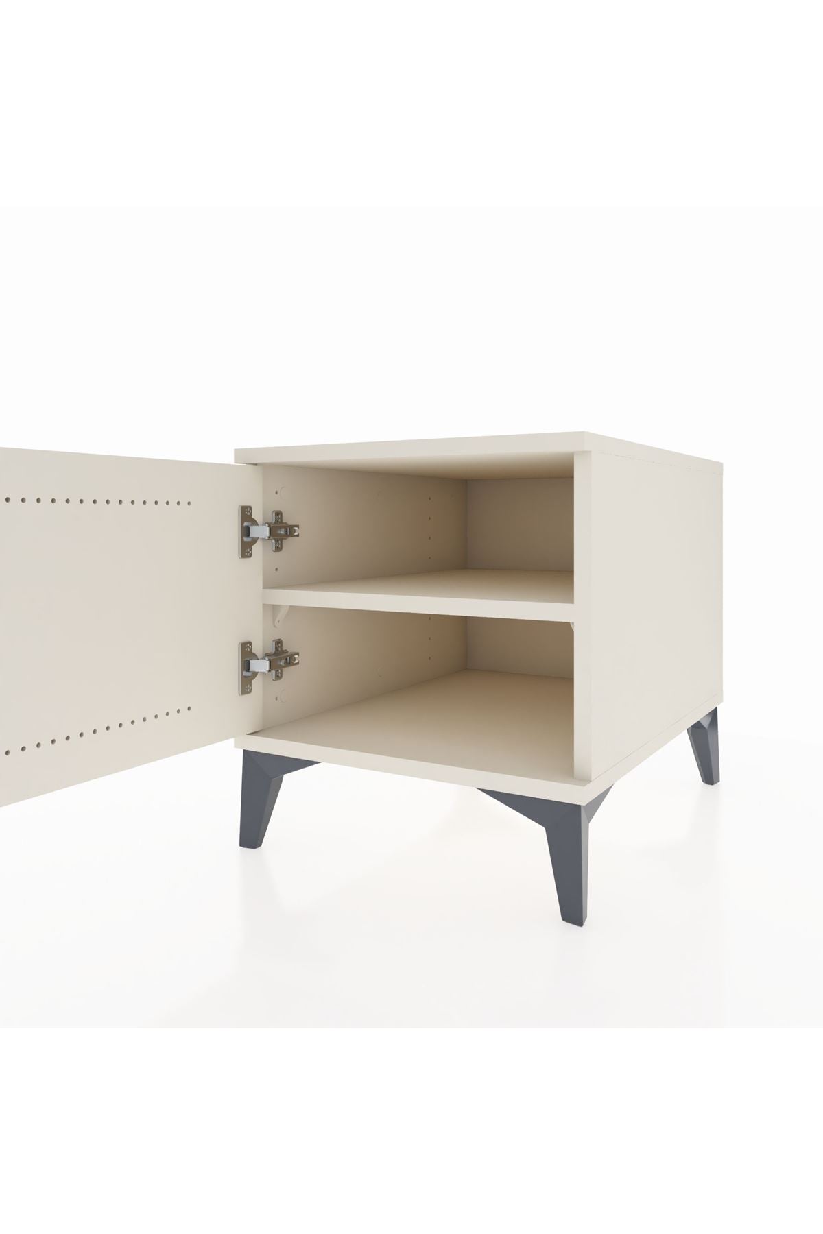 Kronos Komodin Tek Raflı Tek Kapaklı 44x59x48 - S72M004V1C