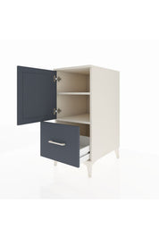 Kronos Komodin 2 Raflı Tek Çekmeceli Tek Kapaklı 44x59x96 - S75M038V2C