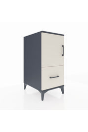 Kronos Komodin 2 Raflı Tek Çekmeceli Tek Kapaklı 44x59x96 - S75M038V4C