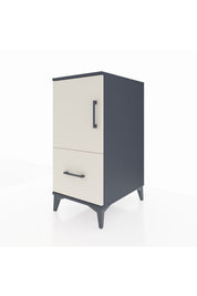 Kronos Komodin 2 Raflı Tek Çekmeceli Tek Kapaklı 44x59x96 - S75M038V4C
