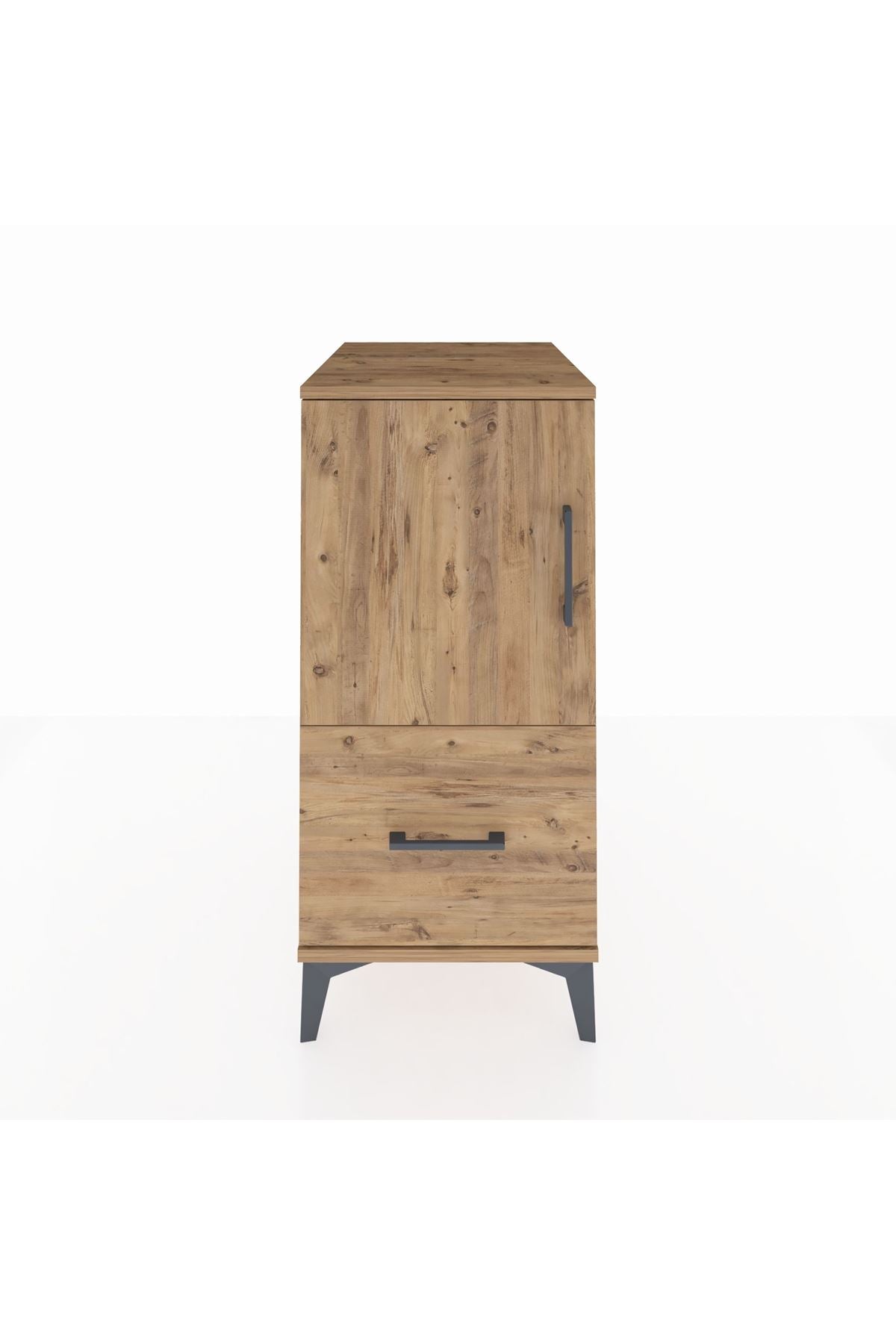 Kronos Komodin 2 Raflı Tek Çekmeceli Tek Kapaklı 44x59x96 - S75M038V9C