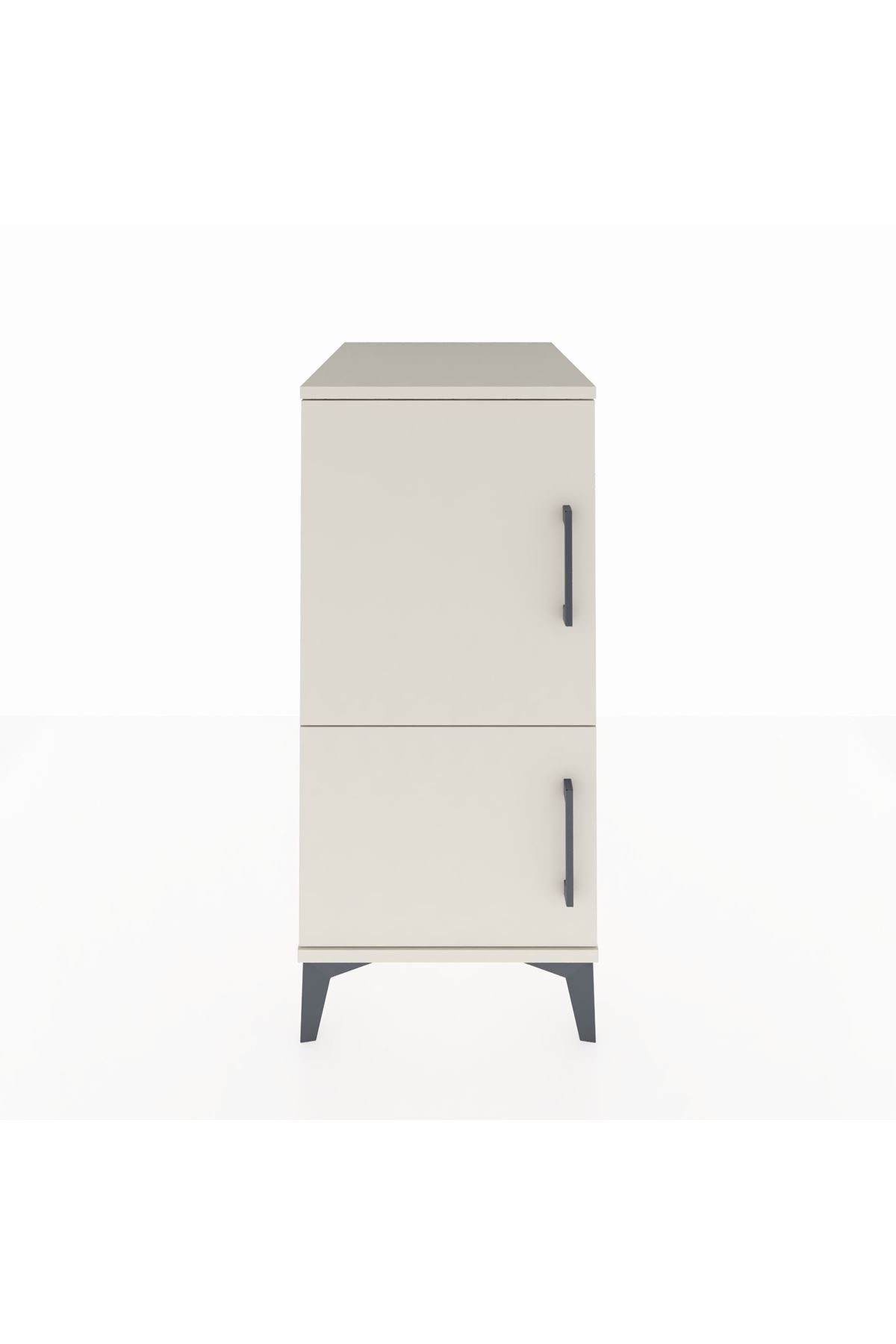 Kronos Komodin 3 Raflı 2 Kapaklı 44x59x96 - S75M039V1C