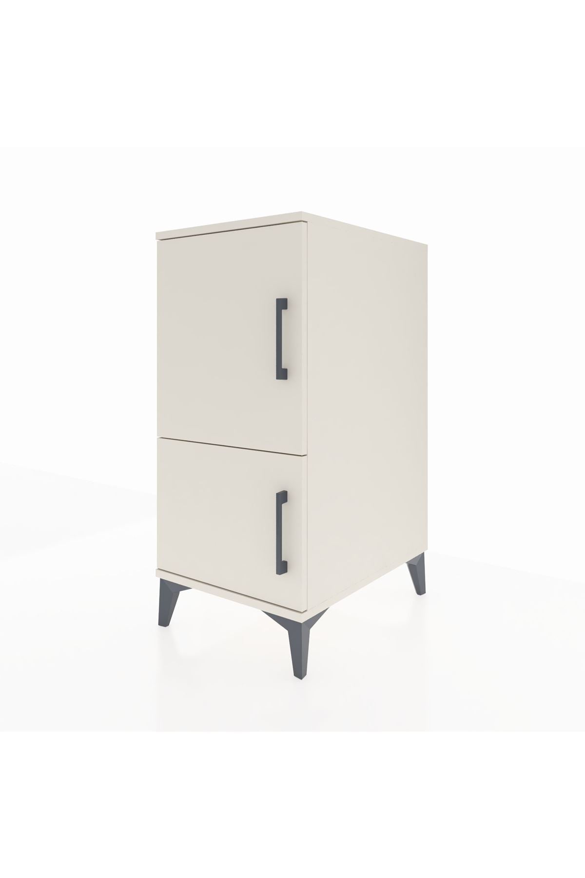 Kronos Komodin 3 Raflı 2 Kapaklı 44x59x96 - S75M039V1C