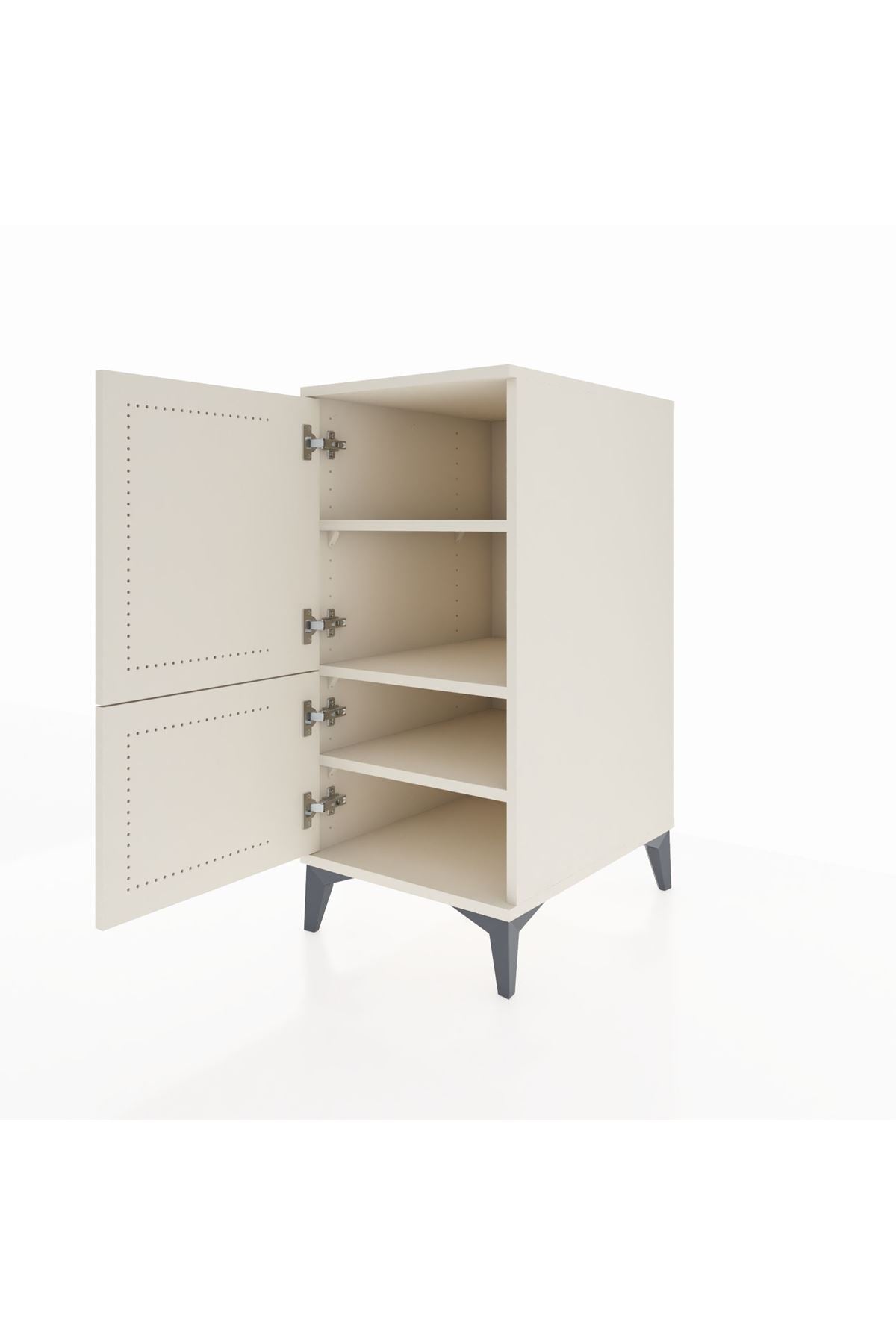 Kronos Komodin 3 Raflı 2 Kapaklı 44x59x96 - S75M039V1C