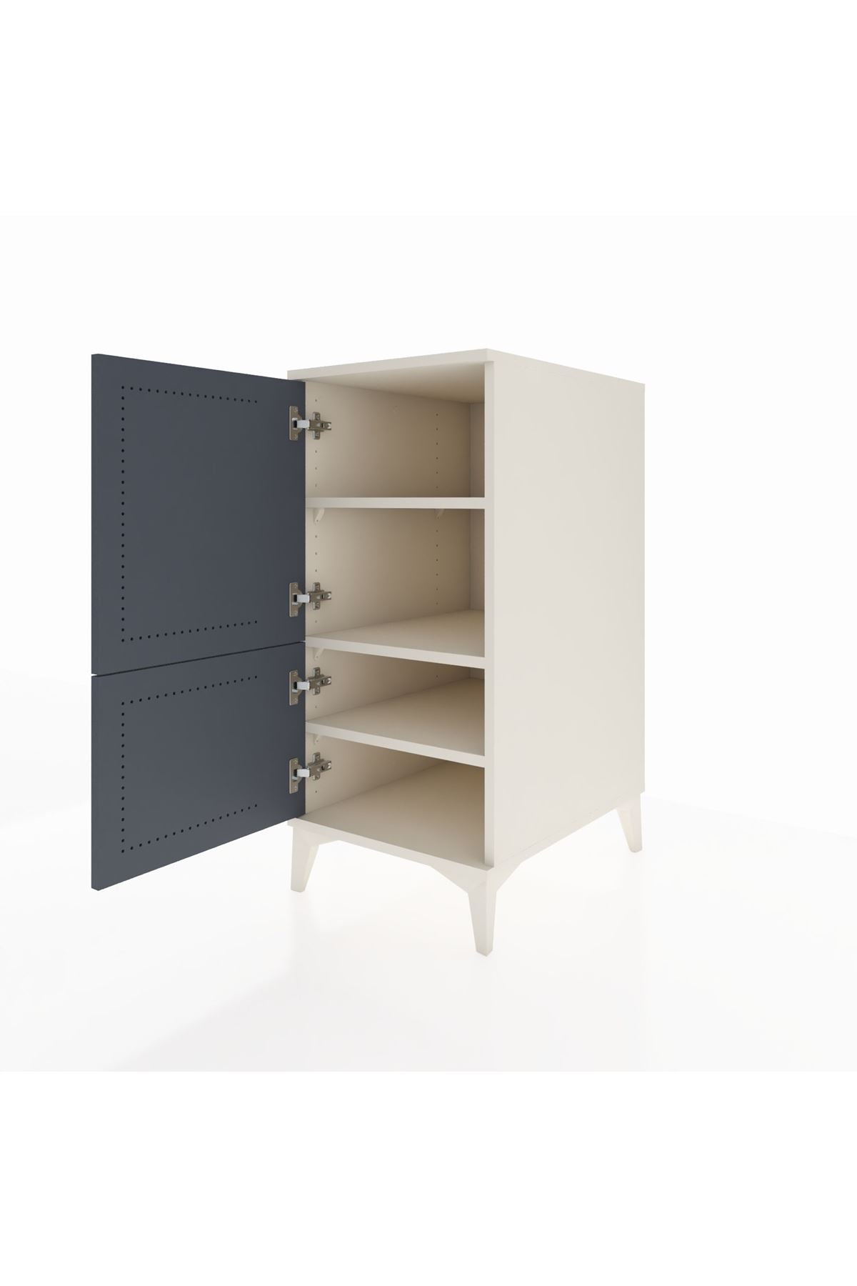 Kronos Komodin 3 Raflı 2 Kapaklı 44x59x96 - S75M039V2C