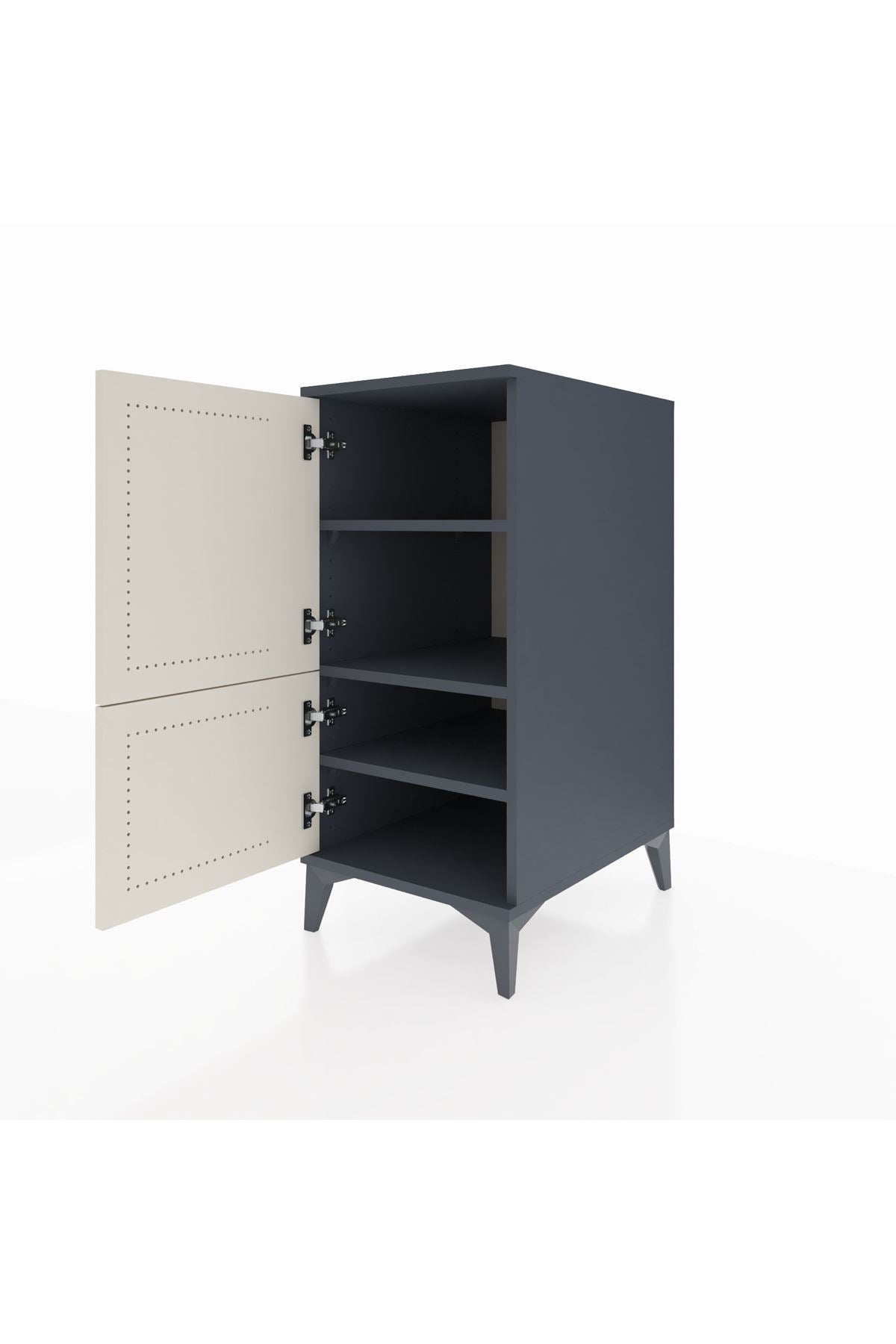 Kronos Komodin 3 Raflı 2 Kapaklı 44x59x96 - S75M039V4C