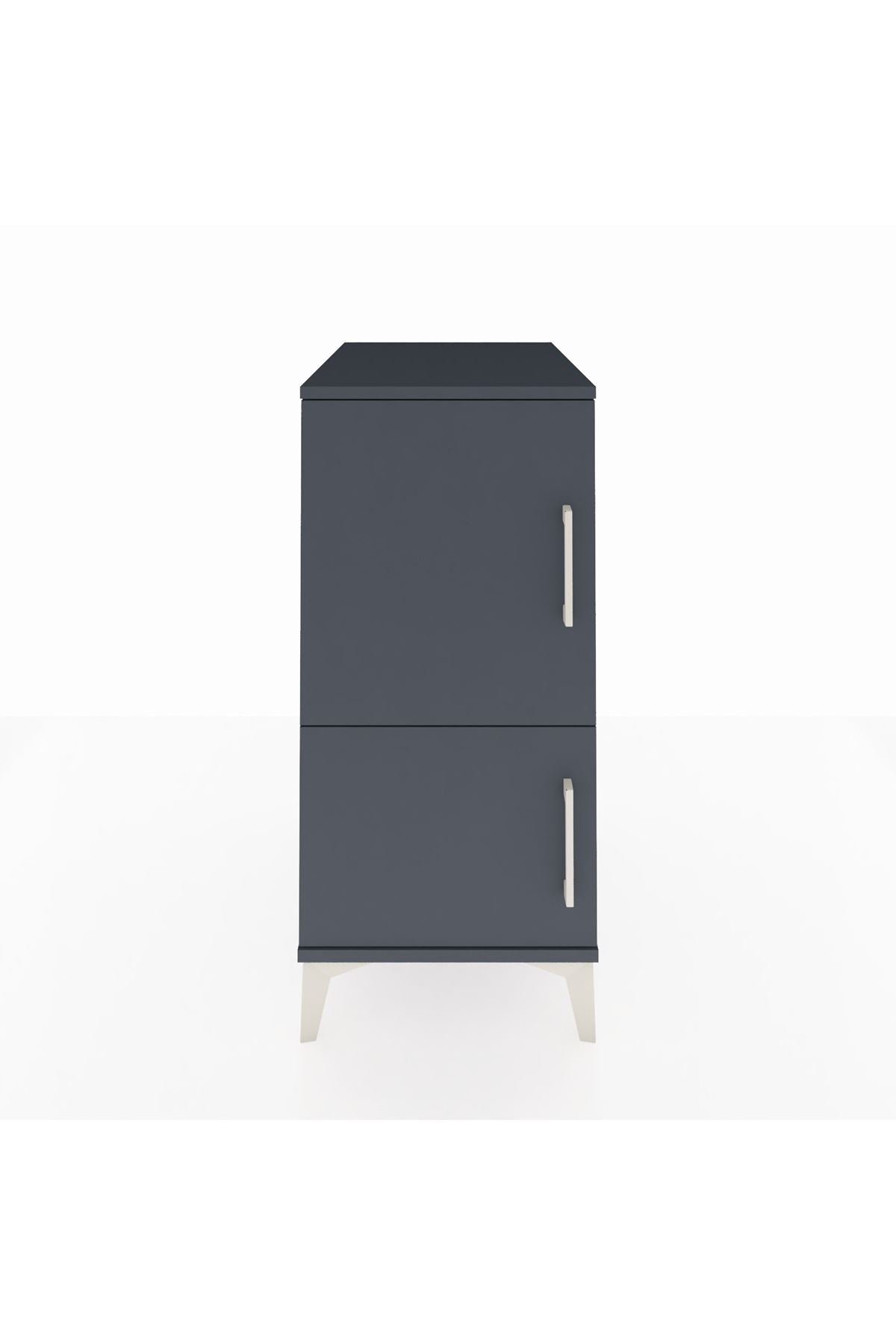 Kronos Komodin 3 Raflı 2 Kapaklı 44x59x96 - S75M039V5C