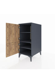 Kronos Komodin 3 Raflı 2 Kapaklı 44x59x96 - S75M039V6C