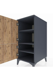 Kronos Komodin 3 Raflı 2 Kapaklı 44x59x96 - S75M039V6C