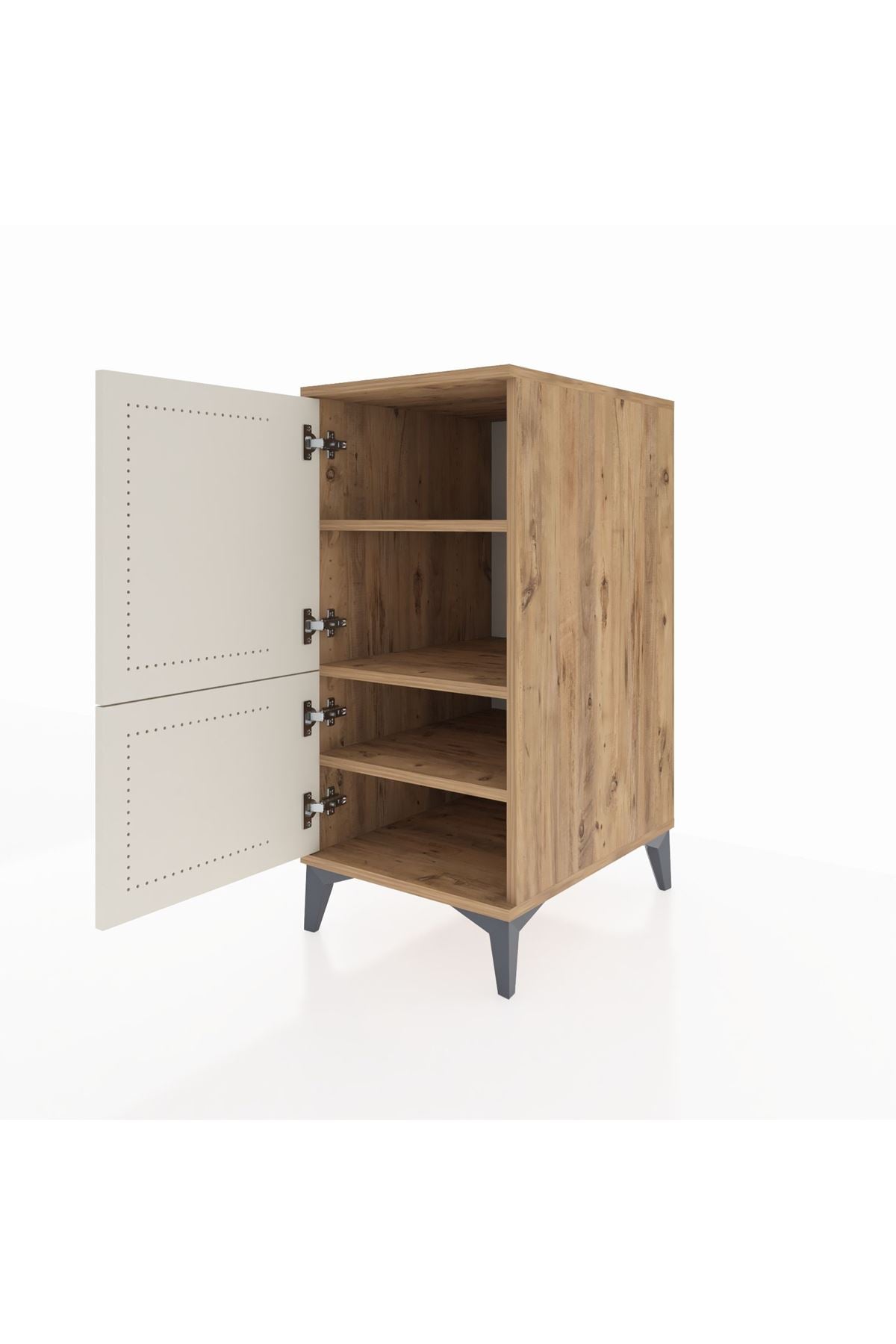 Kronos Komodin 3 Raflı 2 Kapaklı 44x59x96 - S75M039V7C
