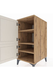 Kronos Komodin 3 Raflı 2 Kapaklı 44x59x96 - S75M039V7C