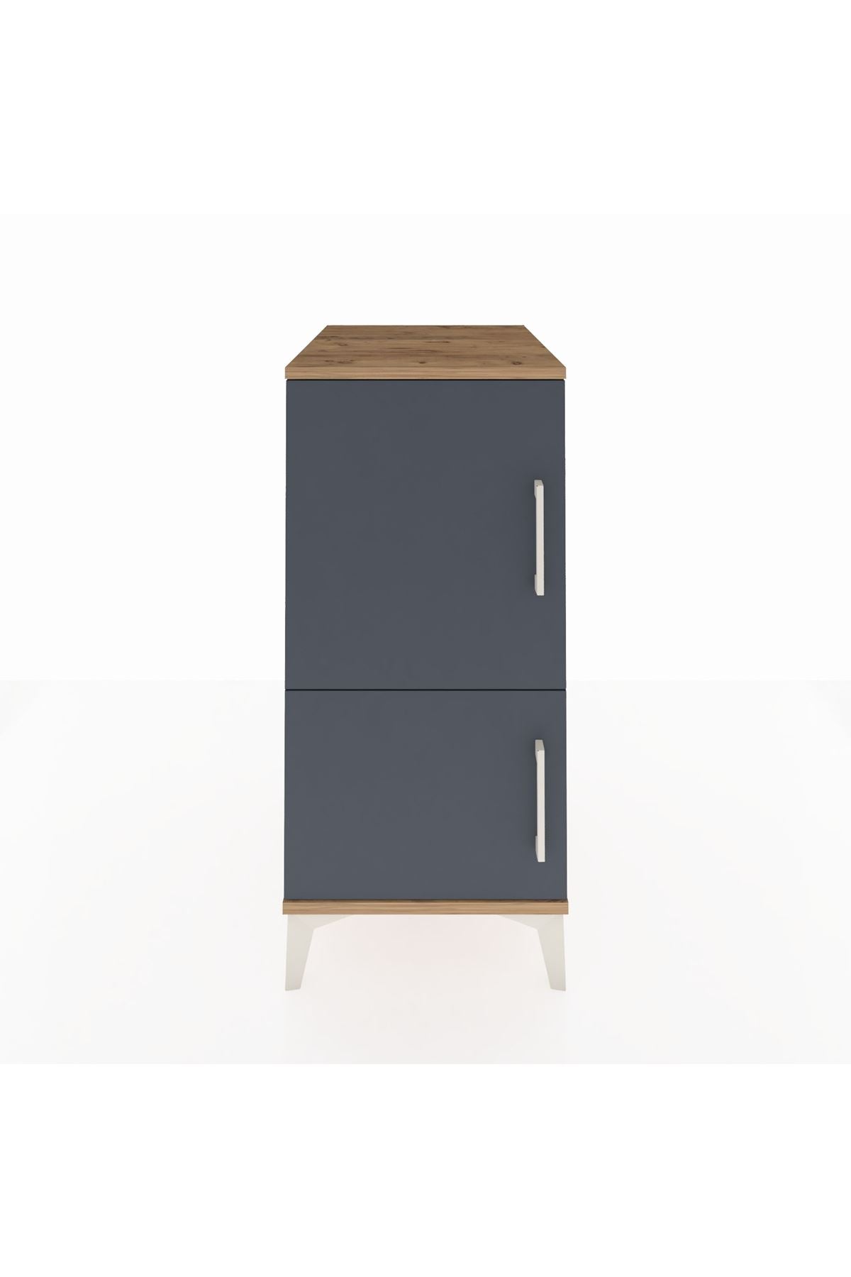 Kronos Komodin 3 Raflı 2 Kapaklı 44x59x96 - S75M039V8C