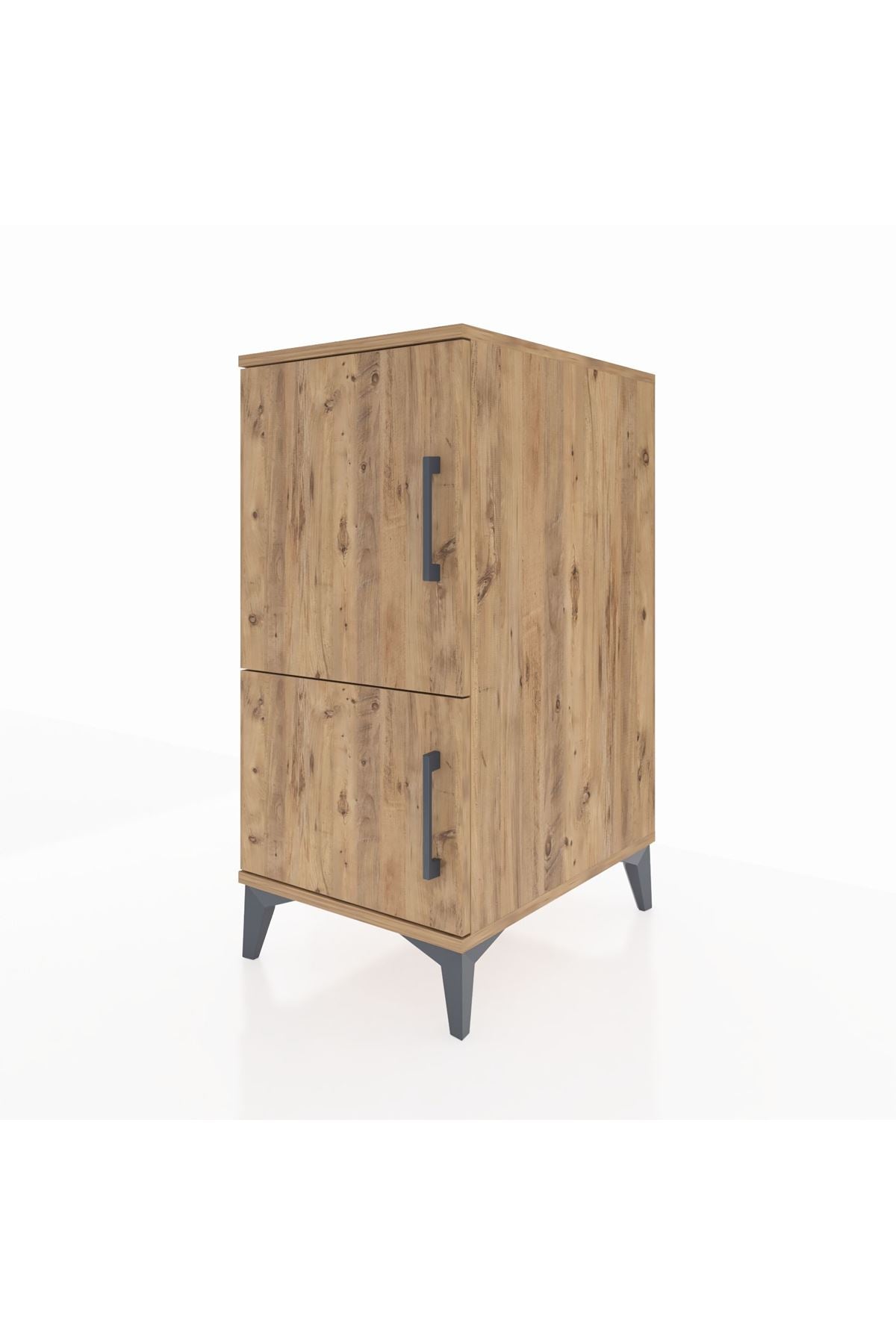 Kronos Komodin 3 Raflı 2 Kapaklı 44x59x96 - S75M039V9C