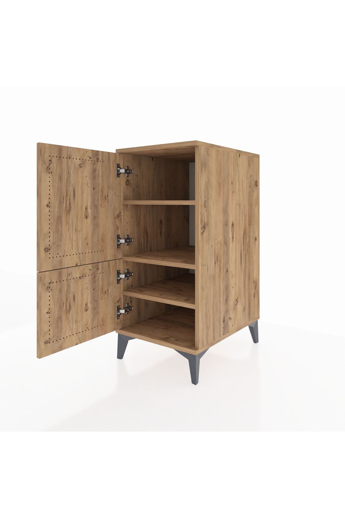 Kronos Komodin 3 Raflı 2 Kapaklı 44x59x96 - S75M039V9C