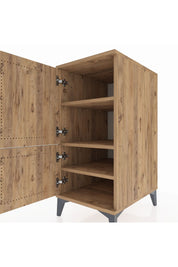 Kronos Komodin 3 Raflı 2 Kapaklı 44x59x96 - S75M039V9C