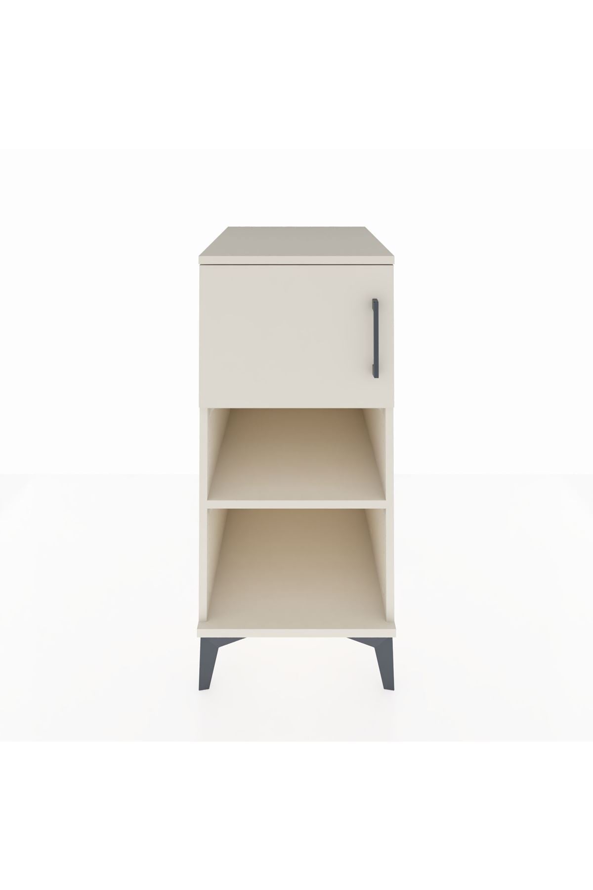 Kronos Komodin 2 Raflı Tek Kapaklı 44x59x96 - S75M040V1C