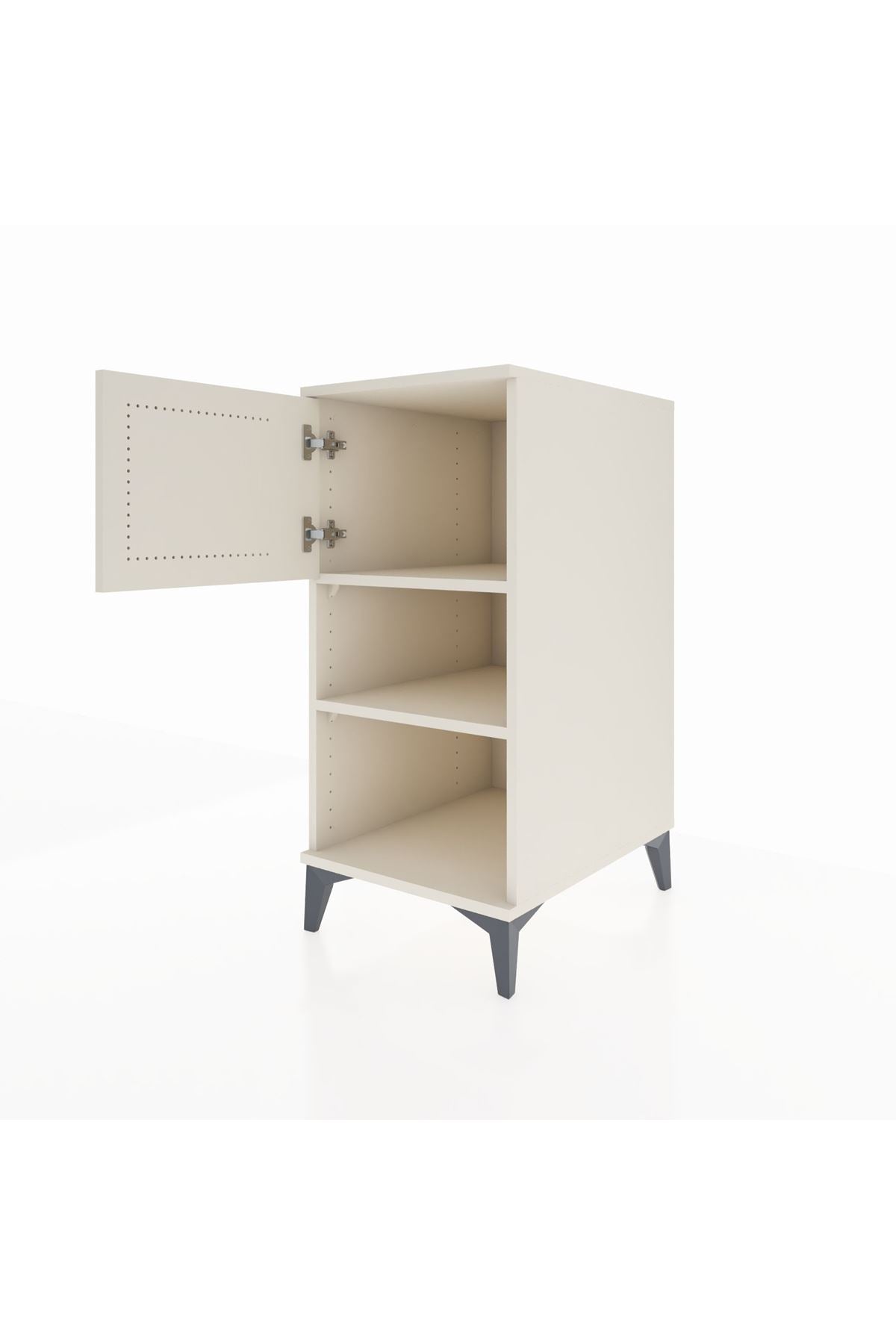 Kronos Komodin 2 Raflı Tek Kapaklı 44x59x96 - S75M040V1C