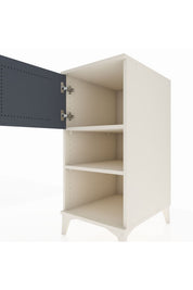 Kronos Komodin 2 Raflı Tek Kapaklı 44x59x96 - S75M040V2C