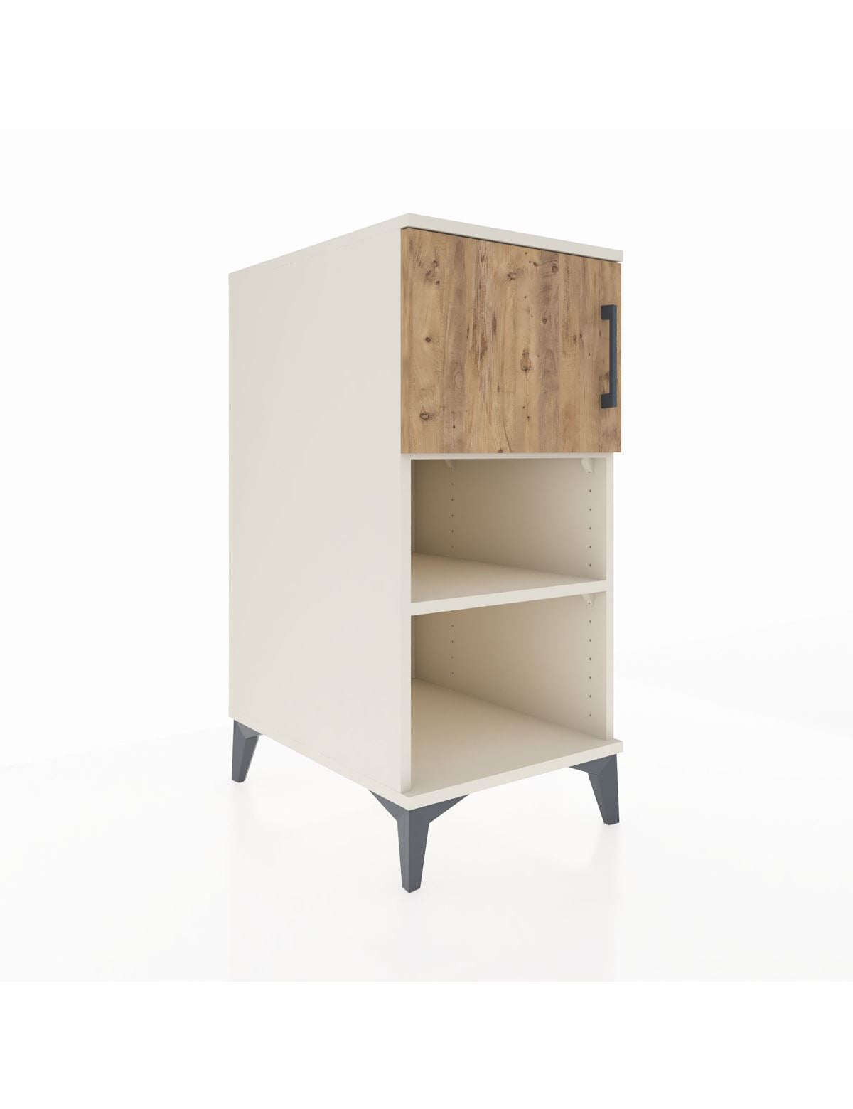 Kronos Komodin 2 Raflı Tek Kapaklı 44x59x96 - S75M040V3C