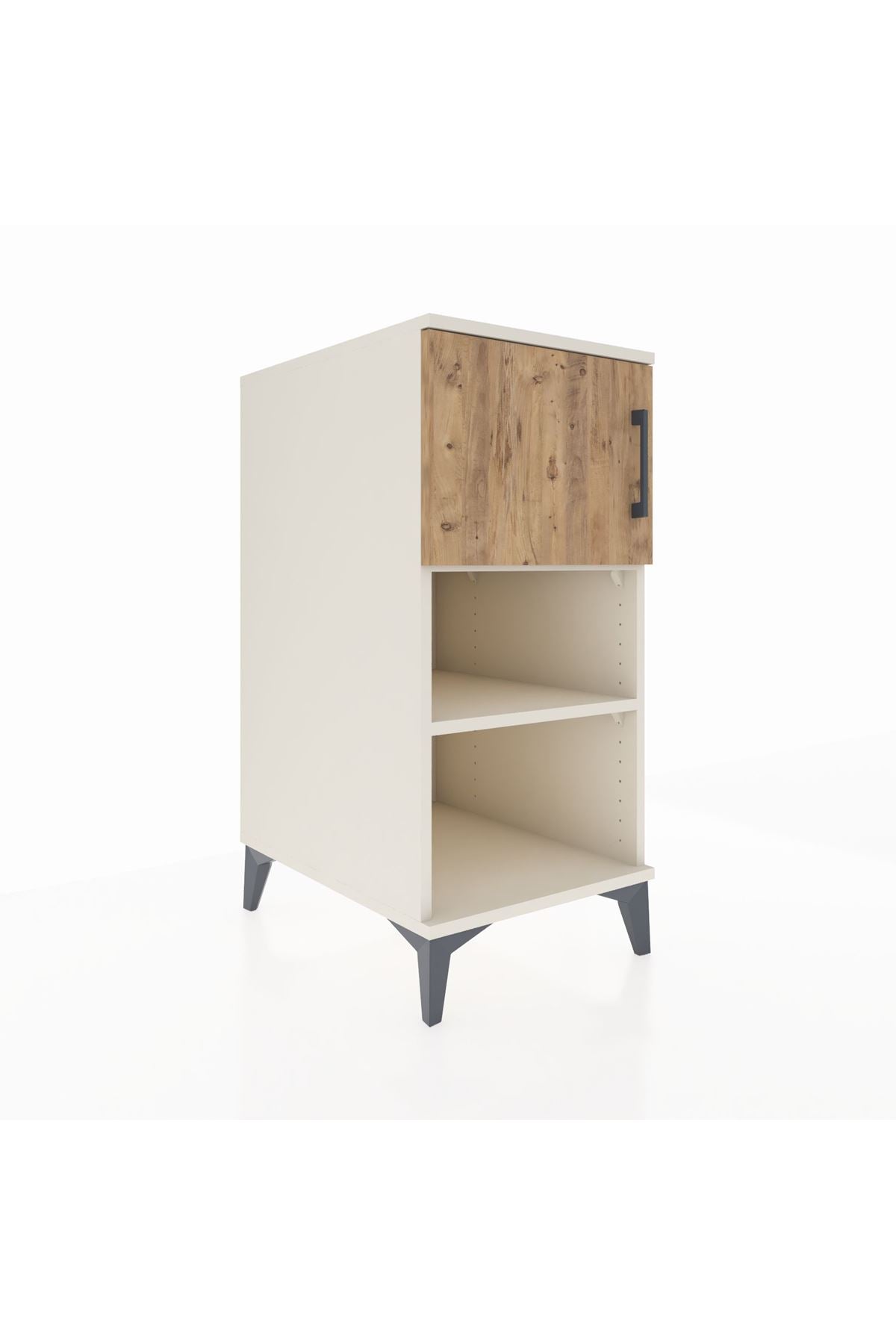 Kronos Komodin 2 Raflı Tek Kapaklı 44x59x96 - S75M040V3C