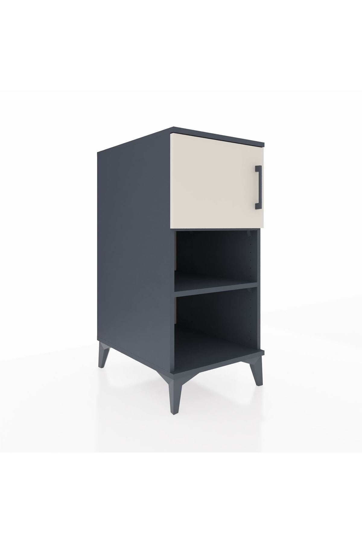 Kronos Komodin 2 Raflı Tek Kapaklı 44x59x96 - S75M040V4C