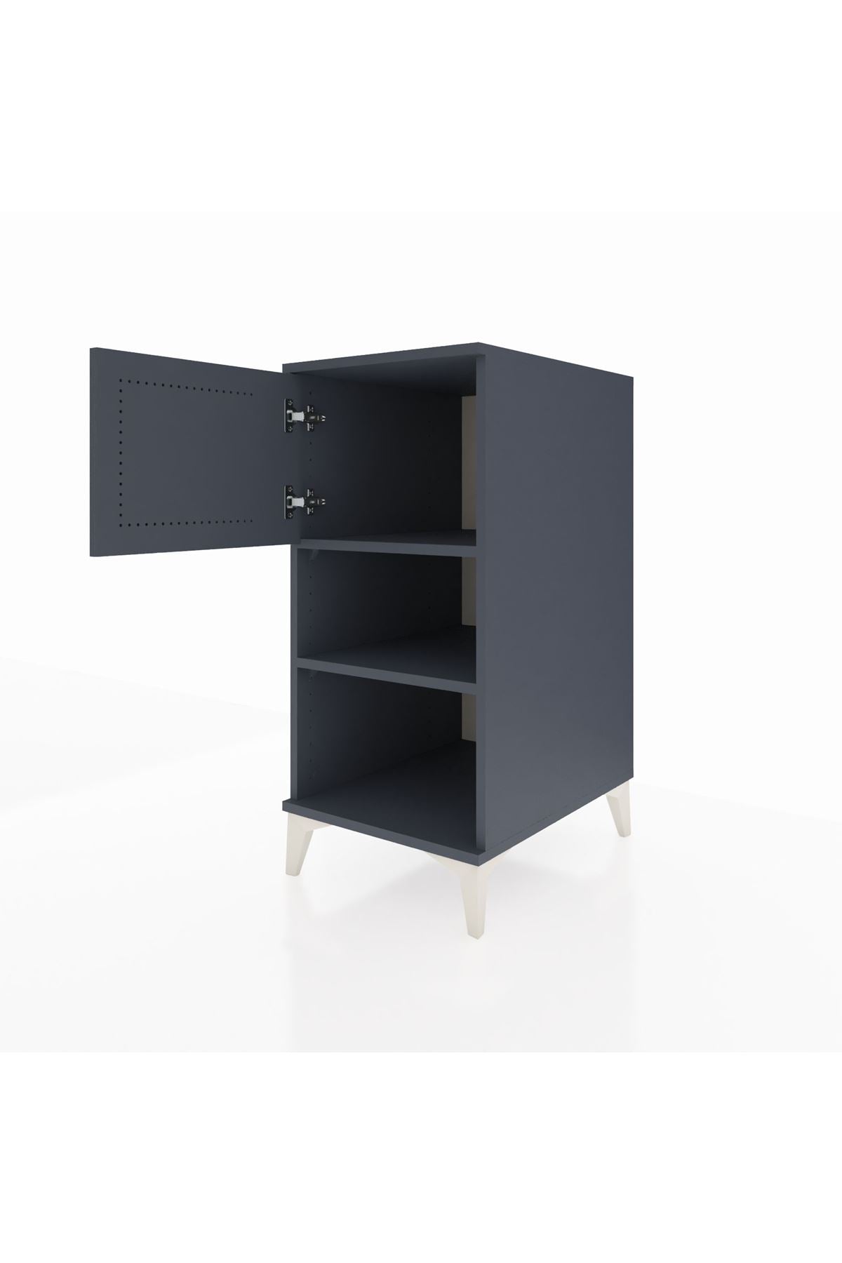 Kronos Komodin 2 Raflı Tek Kapaklı 44x59x96 - S75M040V5C