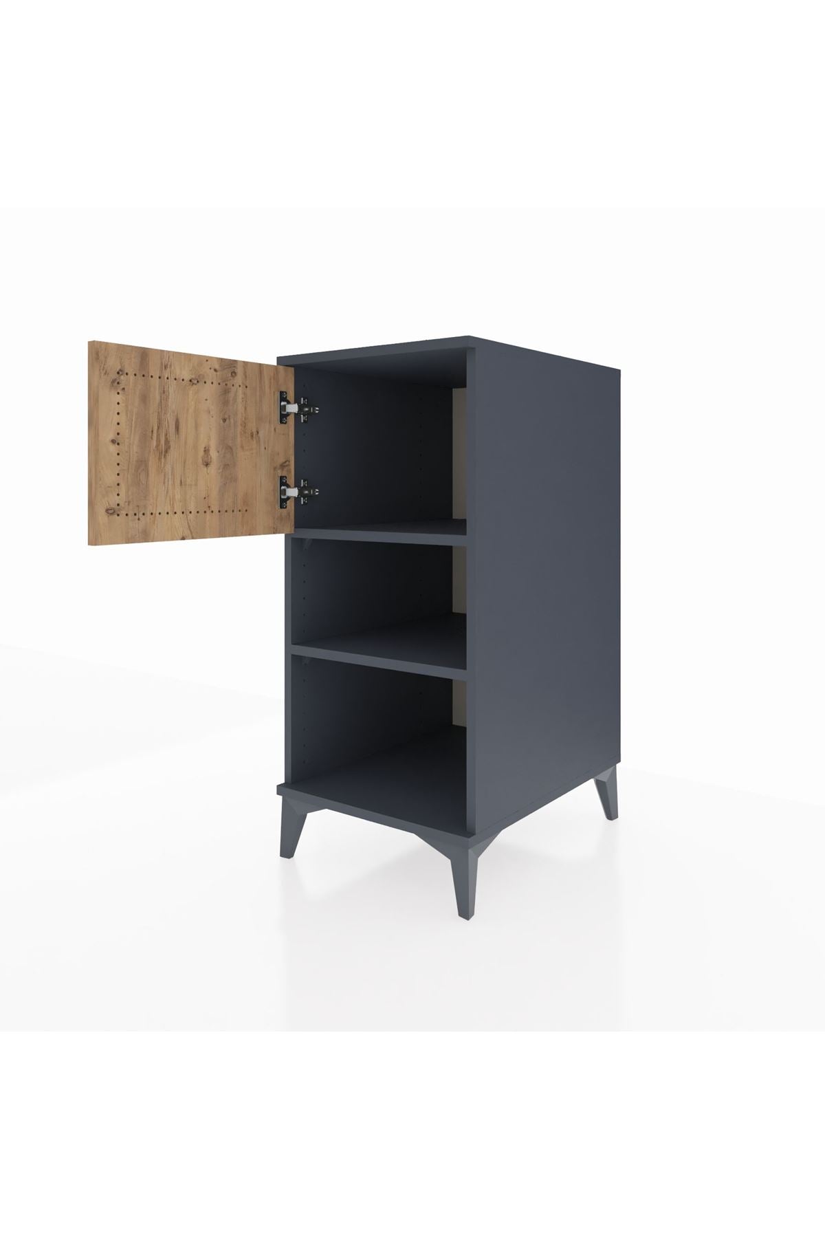 Kronos Komodin 2 Raflı Tek Kapaklı 44x59x96 - S75M040V6C