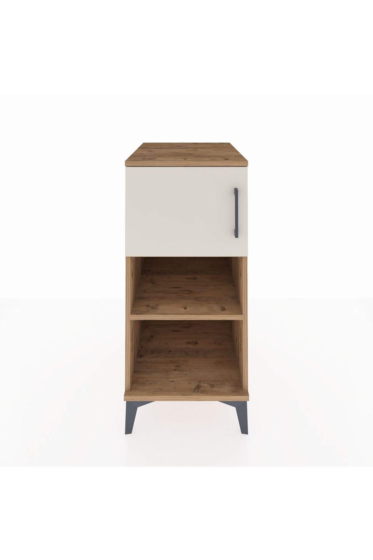 Kronos Komodin 2 Raflı Tek Kapaklı 44x59x96 - S75M040V7C