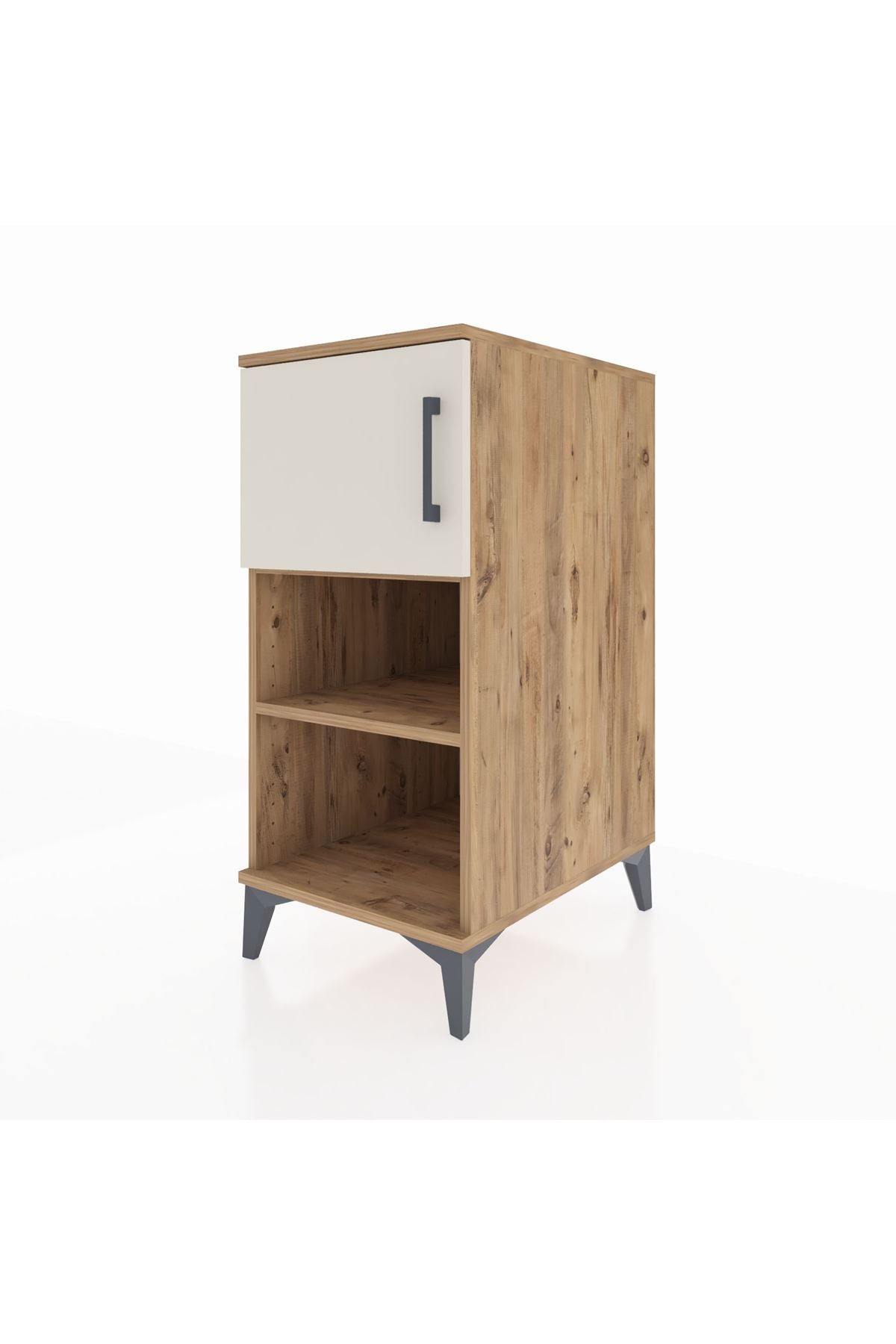 Kronos Komodin 2 Raflı Tek Kapaklı 44x59x96 - S75M040V7C