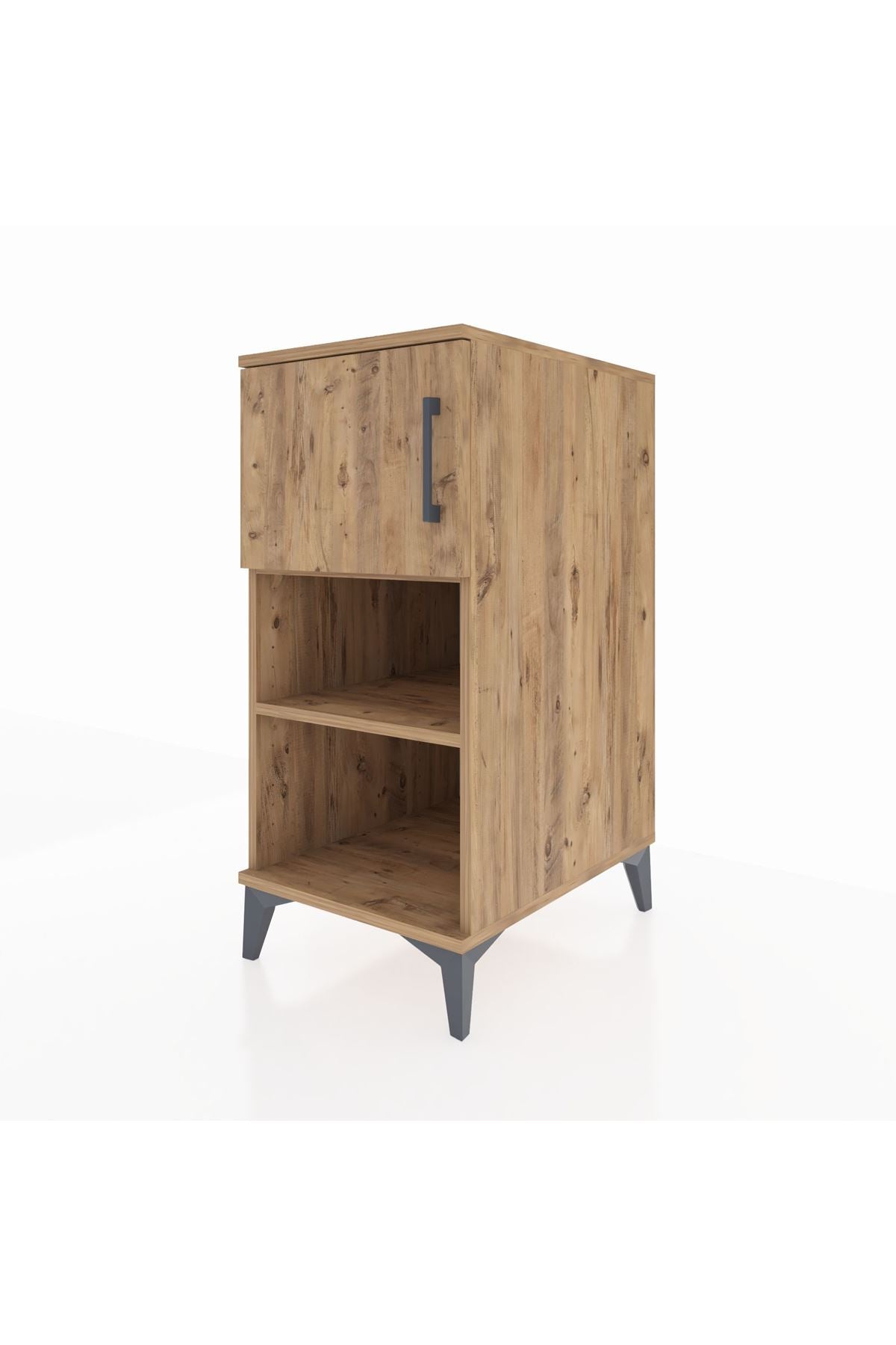 Kronos Komodin 2 Raflı Tek Kapaklı 44x59x96 - S75M040V9C
