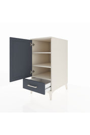 Kronos Komodin 3 Raflı Tek Çekmeceli Tek Kapaklı 44x59x96 - S75M041V2C