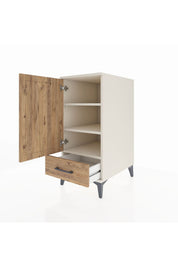 Kronos Komodin 3 Raflı Tek Çekmeceli Tek Kapaklı 44x59x96 - S75M041V3C