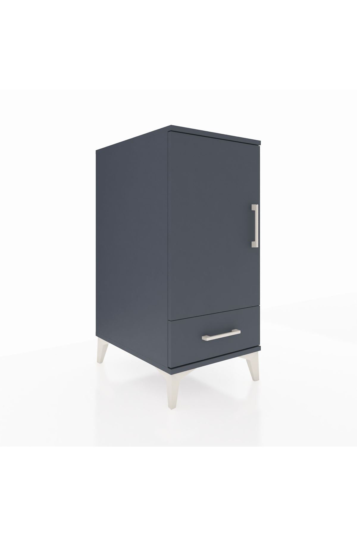 Kronos Komodin 3 Raflı Tek Çekmeceli Tek Kapaklı 44x59x96 - S75M041V5C