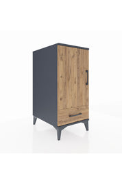 Kronos Komodin 3 Raflı Tek Çekmeceli Tek Kapaklı 44x59x96 - S75M041V6C