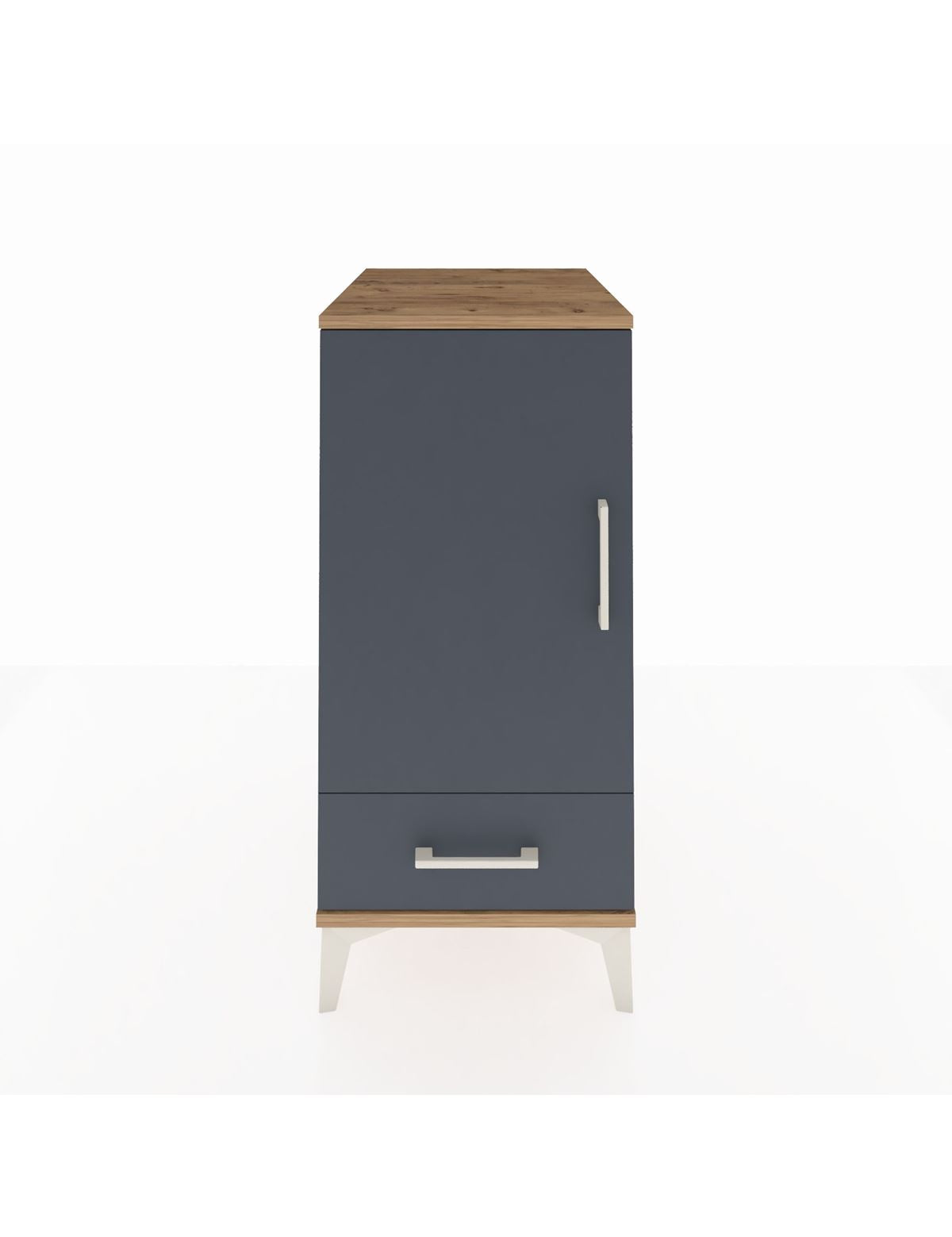 Kronos Komodin 3 Raflı Tek Çekmeceli Tek Kapaklı 44x59x96 - S75M041V8C