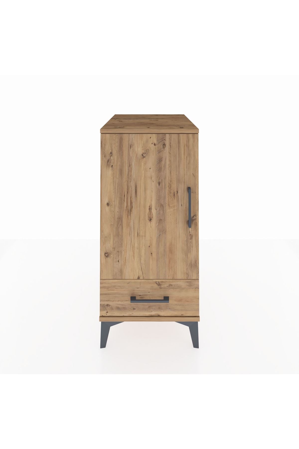 Kronos Komodin 3 Raflı Tek Çekmeceli Tek Kapaklı 44x59x96 - S75M041V9C