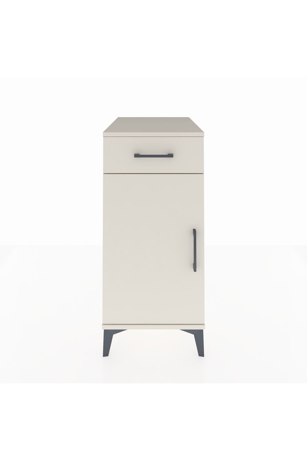 Kronos Komodin 2 Raflı Tek Çekmeceli Tek Kapaklı 44x59x96 - S75M042V1C